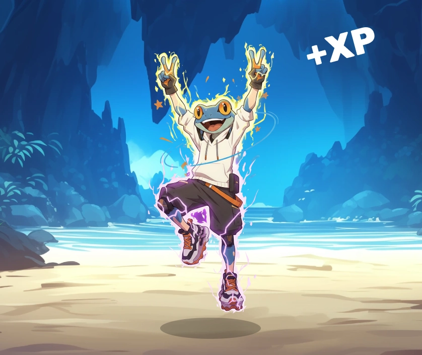 Actoon xp points feature